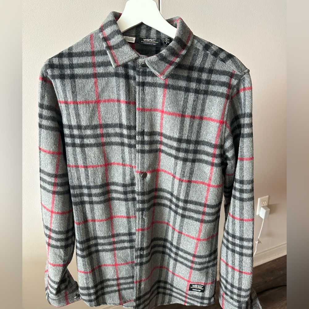 WESC fleece shirt jacket